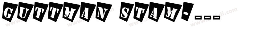 Guttman Stam字体转换